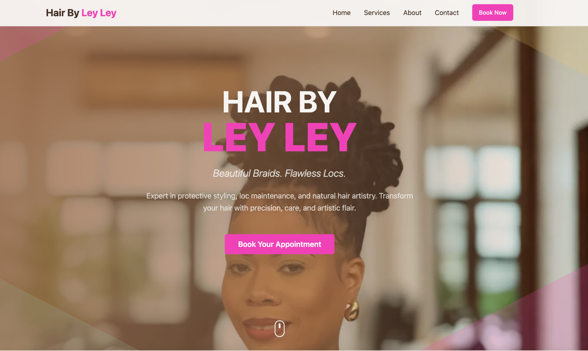 Modern full business website example